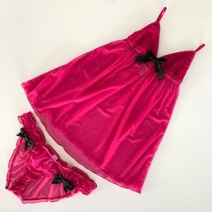 La Senza Babydoll Sleepwear Set, Never Worn, Perfect for Valentine’s Day 💕